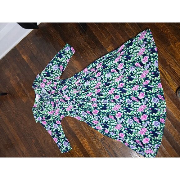 Vintage Bloomcore Botanical Floral Spring Dress - Picture 12 of 12